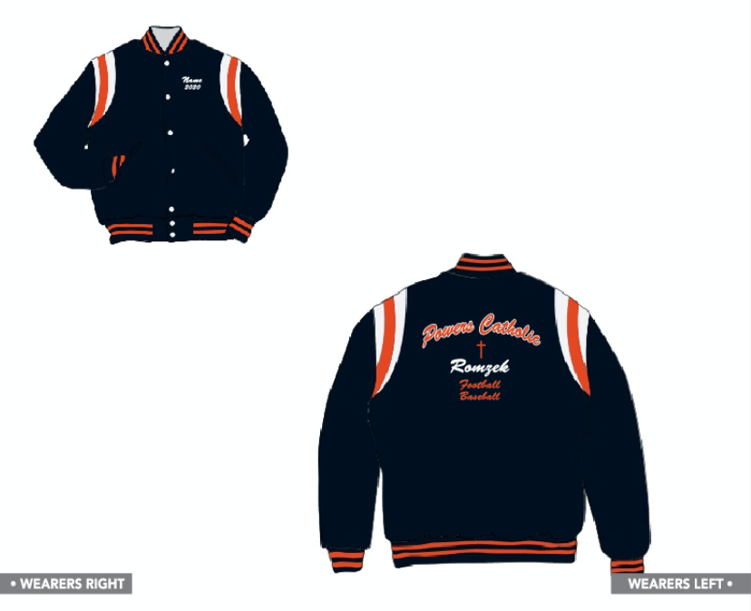 Varsity Jackets Powers Catholic Team 51
